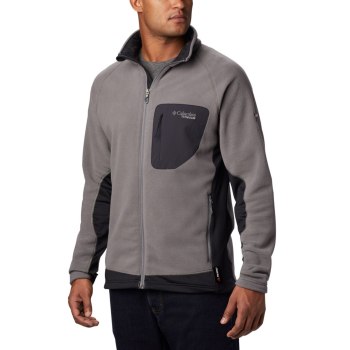 Columbia Titan Pass 2.0 II Fleece, Chamarras Grises Negros Para Hombre | 409316-GYD